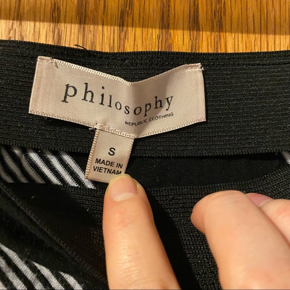 Philosophy Striped Maxi Skirt - Picture 3 of 3